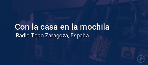 Con la casa en la mochila