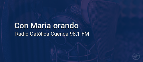 Con Maria orando