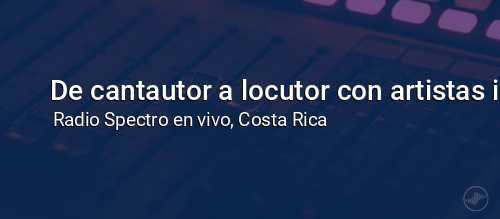De cantautor a locutor con artistas invitados