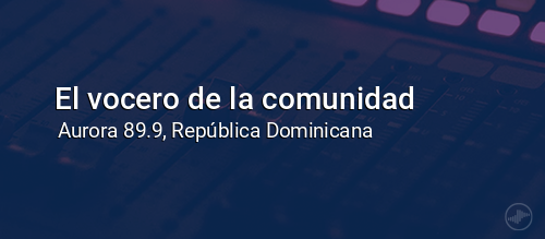 El vocero de la comunidad