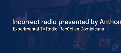 Incorrect radio presented by Anthony attalla