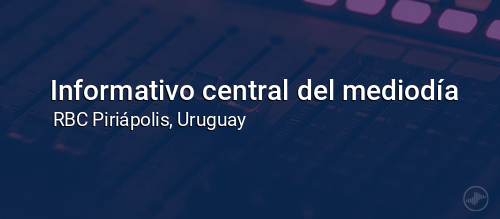 Informativo central del mediodía