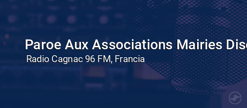 Paroe Aux Associations Mairies Disques a la demande