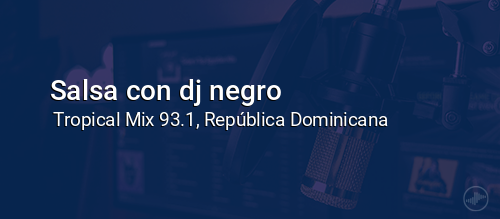 Salsa con dj negro